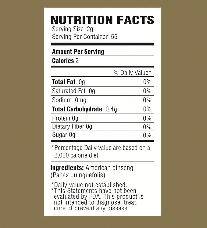 Zen Ginseng - 4 oz Bag of American Wisconsin Ginseng Root - Non-GMO, Gluten Free. Add This Ginseng in Soup, Tea, Coffee, juices, Smoothies and Baking (Small Long Root 4 oz Bag)