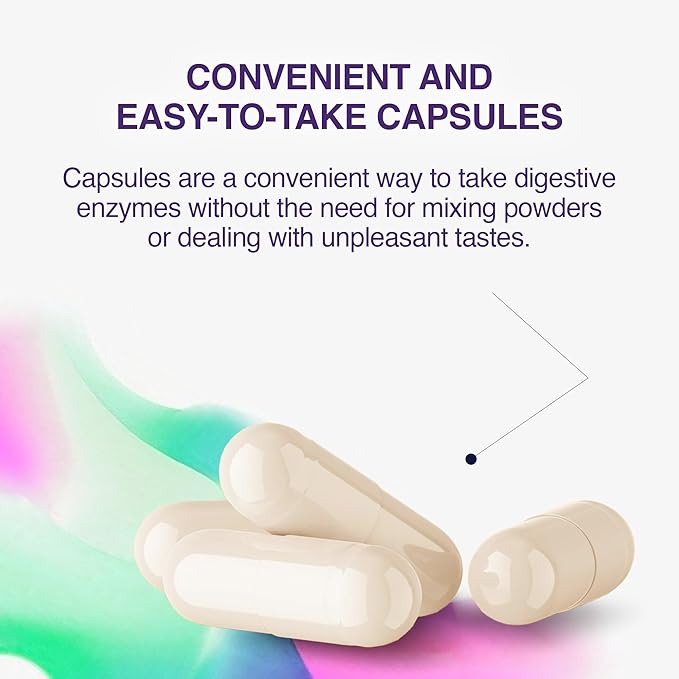 Zyme Prime - 90 Capsules - Digestive Enzymes Women & Men Enzyme, Digestion for Carb, Fat & Protein Breakdown, Helps Intolerances, Bloating & Gas, Digestive Health Supplement