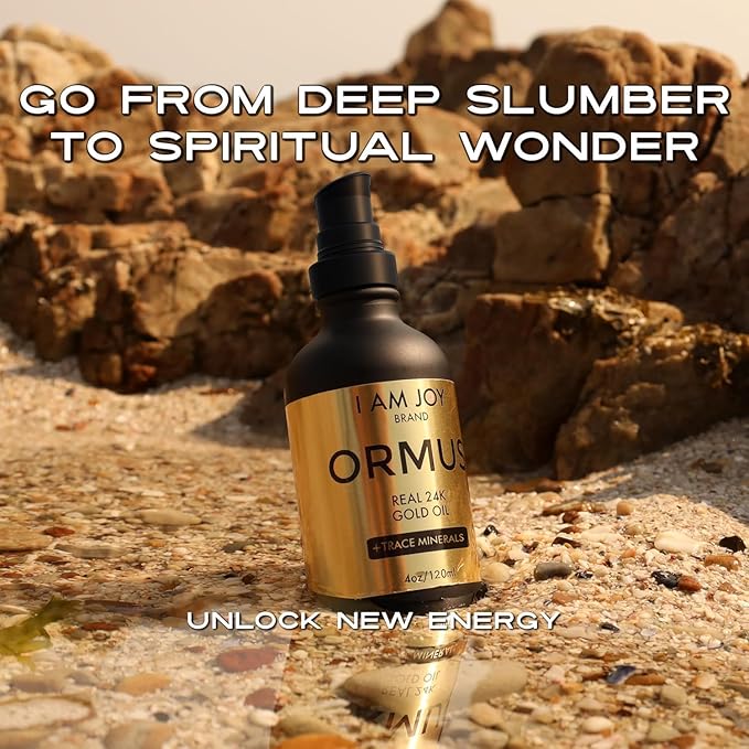 Ormus Gold Oil Monoatomic | Supports Deeper Thought, Intuitive Awareness & Dream Clarity | Rich with Minerals, Platinum, Iridium | Non-Chemical Extraction | 4oz
