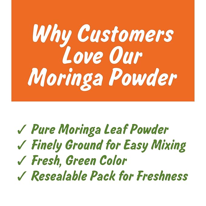 Spice Profile USDA Organic Moringa Powder, Lab Tested for Heavy Metals, Resealable 4 oz Pouch, Moringa Patta Powder, Polvo de Hoja de Moringa