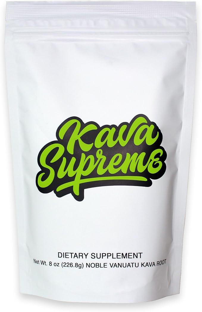 Traditional Kava Social Ceremony Kit - Kava Root Powder, Kava Strainer Bag, Tanoa - Kava Bowl