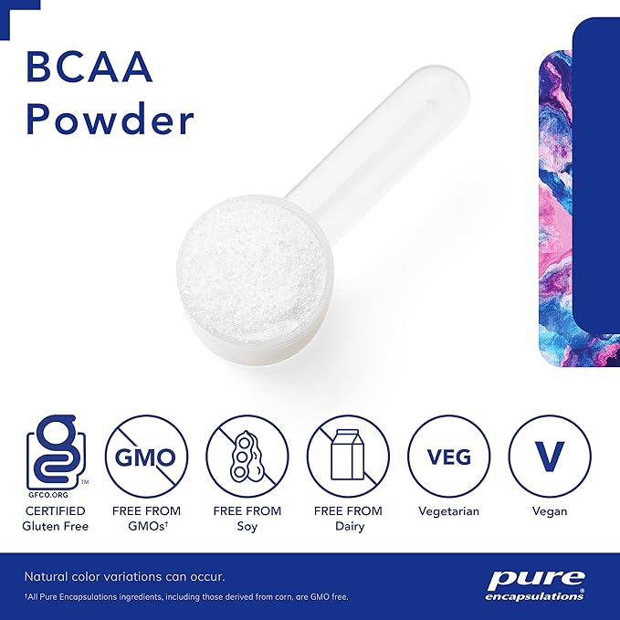 Pure Encapsulations BCAA Powder | Hypoallergenic Supplement to Support Muscle Function During Exercise | 8 Ounces