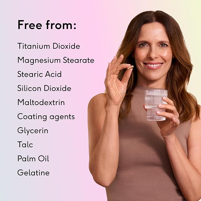 Feel Menopause Supplement for Women – Natural Menopause Support with Red Clover Isoflavones, Sage, & B Vitamins – Hot Flash, Night Sweat & Mood Relief – Hormone Balance – Vegan – 60 Capsules