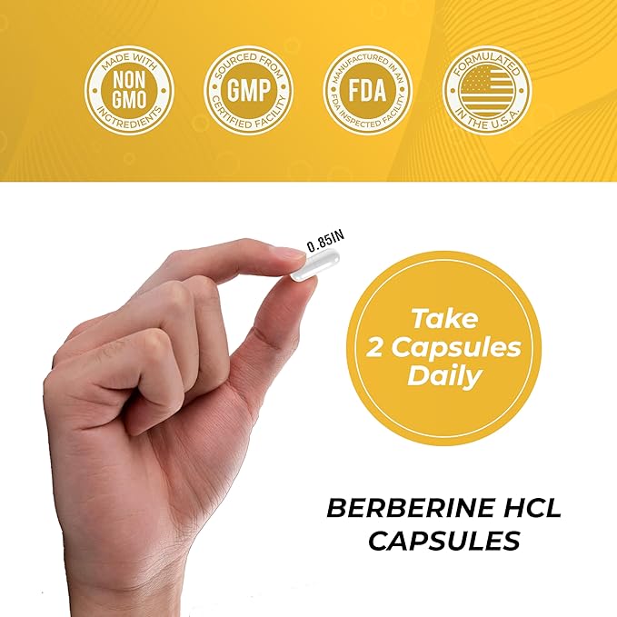 Organic Berberine with Ceylon Cinnamon 1200mg - Premium Berberine Supplement High Purity Extract USDA Organic, Support Immune System, Berberine Plus Complex, Non-GMO Vegan for Men Women 60 Capsules