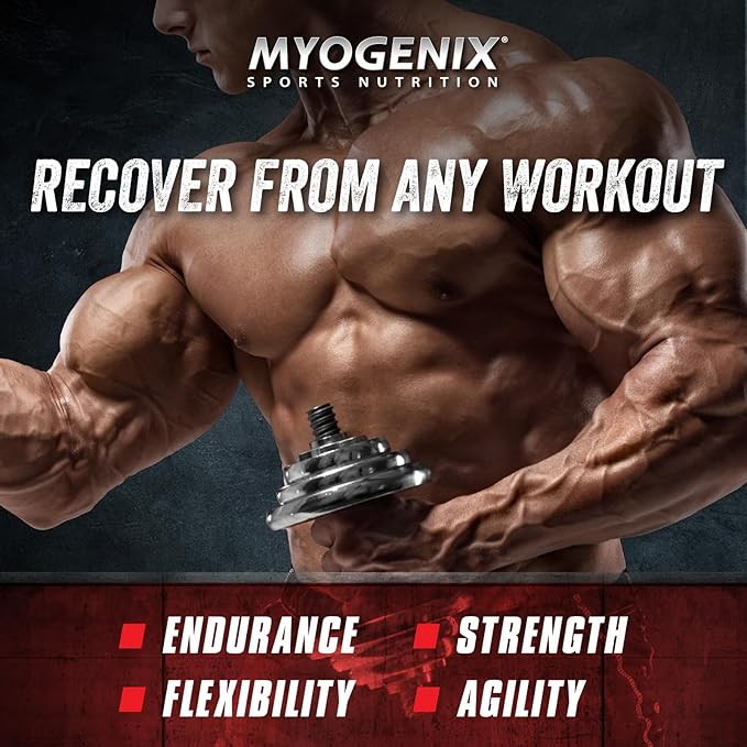 Myogenix Aftershock Post Workout — Muscle Growth Whey Protein Powder — Speeds Up Muscle Growth and Recovery — Supports Joint Health and Replenishes Glycogen — Fruit Punch, 3 lbs