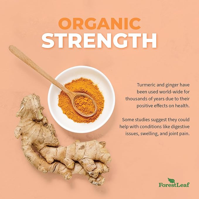 Turmeric Supplement Extra Strength 2265mg - Turmeric Curcumin Supplement w/BioPerine Black Pepper - Tumeric and Ginger Supplements, 95% Curcuminoids, Supports Immune & Joint Health, 120 Caps