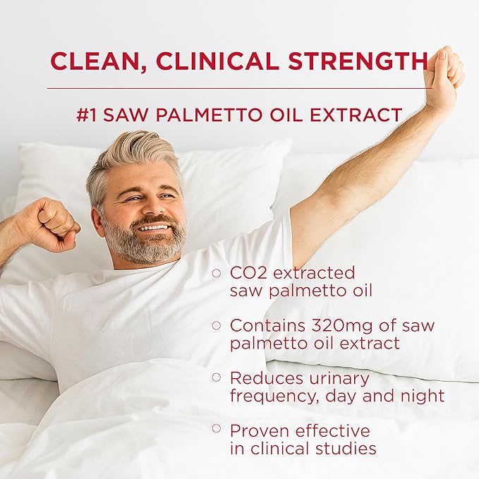 Flomentum® Saw Palmetto for Men Prostate Supplement | Prostate Support Supplement for Men's Health | USP Verified - Healthy Urinary Flow & Urinary Function - 320mg Once Daily (90 Count)