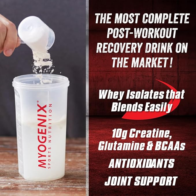 Myogenix Aftershock Post Workout — Muscle Growth Whey Protein Powder — Speeds Up Muscle Growth and Recovery — Supports Joint Health and Replenishes Glycogen — Wildberry Blast, 6 lbs