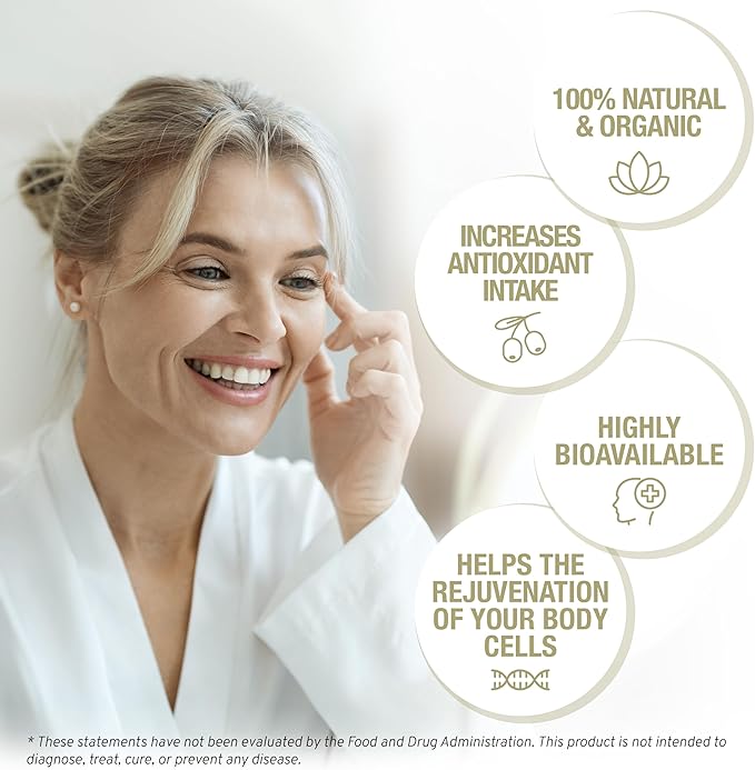 Organic Antioxidant Polyphenols Rich Olive Leaf Extract Supplement Capsules Olivie | Hydroxytyrosol Oleuropein Anti Aging Supplement | 40 Capsules