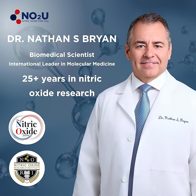 Bryan NITRICEUTICALS - Natural Nitric Oxide Supplements for Men & Women - Promotes Blood Circulation, Oxygen & Nutrient Delivery, Daily Wellness Support - No Gluten or Dairy - 60 Vegan Lozenges