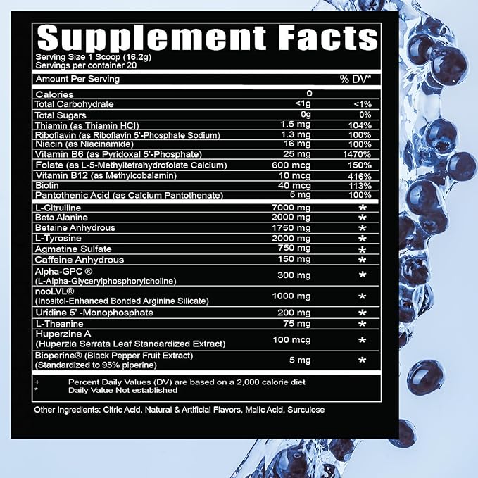 Primal Performance Apex Energy & Focus Nootropics Drink Mix | Wilderness Energy & Pre-Workout | 150 MG Caffeine L-Citrulline, Noolvl, AlphaGPC L-Tyrosine & More