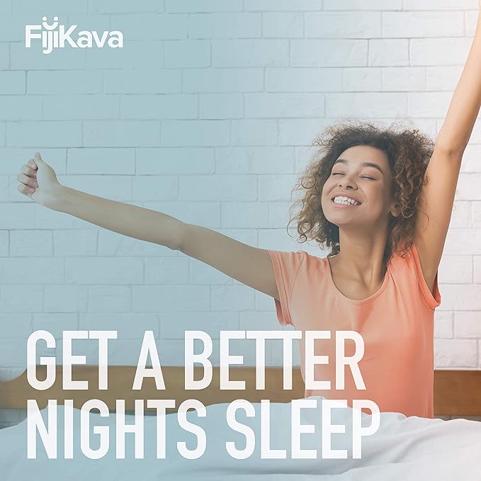 FijiKava Instant Kava Kava Powder 50g – Premium Kava Root Powder with High Kavalactone Content – Natural Relaxation Aid for Calmness, Stress Relief, and Sleep Support – Easy-to-Mix