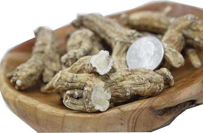 Hand-Selected American Wisconsin Farmed Ginseng Root 美国威斯康辛州 长枝西洋参 花旗参 | Cultivated Wisconsin American Ginseng (Medium 4oz/Box)