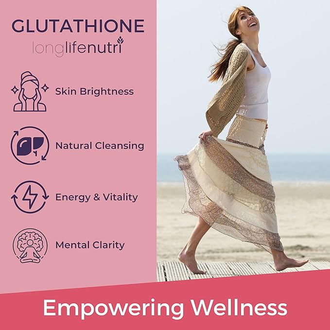 Reduced Glutathione 500mg – with White Milk Thistle and Alpha Lipoic Acid, 180 Vegetarian Capsules, Natural Antioxidant, 3-Month Supply, GMP Certified, Made in USA