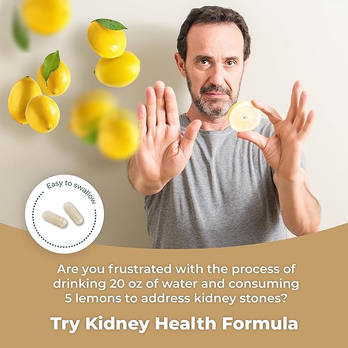 PUREHEALTH RESEARCH Kidney Health Formula - Complete Kidney Cleanse Solution from Effective Kidney Stones Dissolver with Chanca Piedra Stone Breaker for Ultimate Kidney Support - 1 Bottle