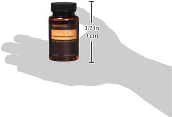 Amazon Elements Vitamin D3, 5000 IU, 180 Softgels, 6 Month Supply (Packaging May Vary), Supports Strong Bones and Immune Health (Pack of 2)
