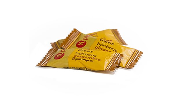 Yupik Ginger Chews, Candy, 2.2 lb, Gluten-Free, Individually Wrapped Candies, Soft & Chewy Bites, Made with Real Ginger, Sweet & Spicy, Quick Snacks
