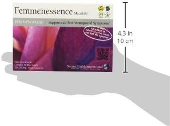 Femmenessence® MacaLife® – Clinically Proven Perimenopausal Supplement for Natural Hormone Balance, Symptom Relief, Heart & Mood Support, Without Added Hormones (120 Capsules, 60 Day Supply)