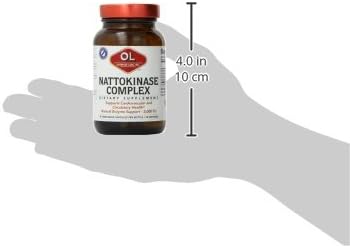 Olympian Labs Nattokinase Complex with Grape Seed Extract Herbal Supplements, Superior Heart Health Support - 30 Daily Capsules