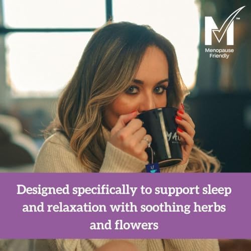 HOTTEA MAMA | Night Owl | Organic | Sleep Support Tea | Caffeine-Free | 14 Whole Leaf Biodegradable Tea Bags (28 Cups)
