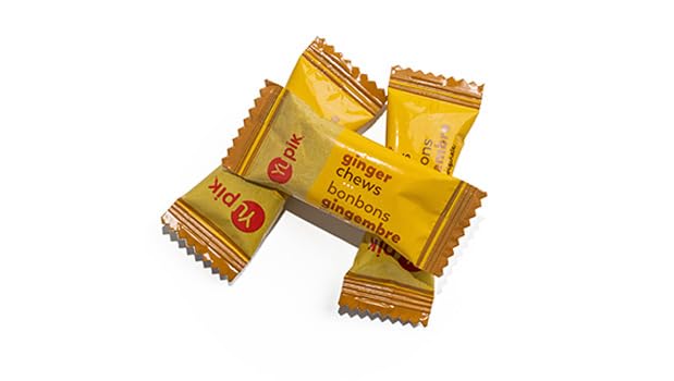 Yupik Ginger Chews, Candy, 2.2 lb, Gluten-Free, Individually Wrapped Candies, Soft & Chewy Bites, Made with Real Ginger, Sweet & Spicy, Quick Snacks