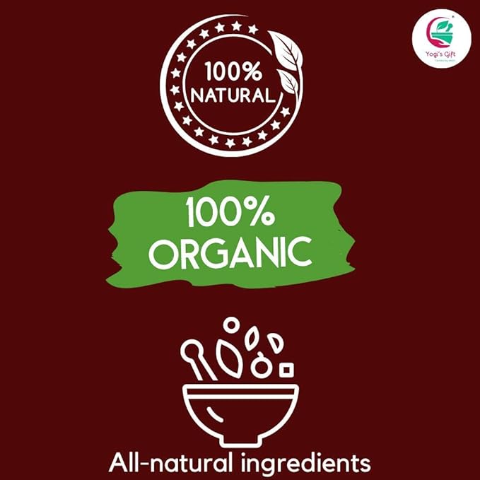 YOGI'S GIFT Celebrating Health Herbal Hair Care Combo Pack (500g/17.65oz) | Hair Mask with Ayurvedic Powders: Amla, Reetha, Shikakai, Brahmi, Hibiscus for Hair Growth