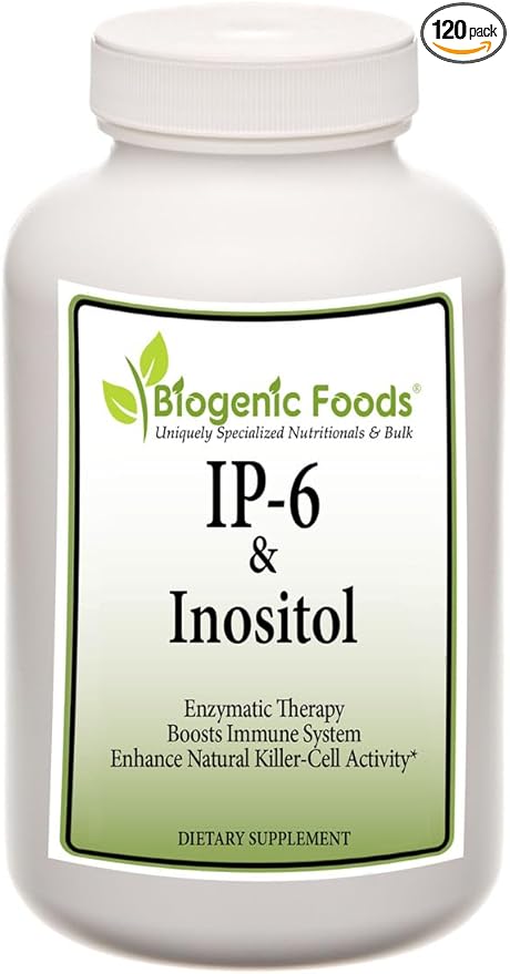 IP6 - Inositol Hexaphosphate & Inositol - Natural Immune Support, Veggie Capsules