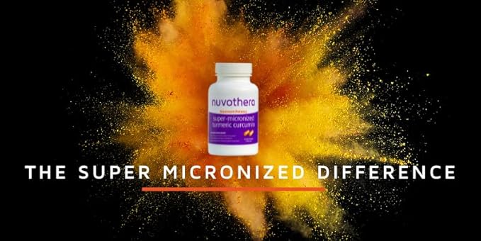 Super-Micronized Turmeric Curcumin Capsules 1-Month Supply Rapid Absorption, Whole Root, Non-GMO, Supports Joint, Skin, Gut Health & Antioxidants (60 Capsules)