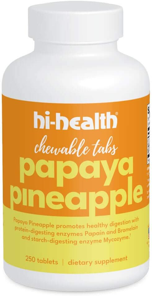 Papaya Pineapple Chewable Tabs (250 Tablets)