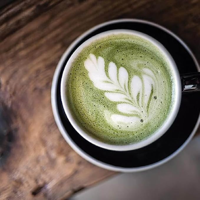 MOCAFE Matcha Latte Mix Powder, sweetened creamy Ceremonial Grade Japanese green tea, café style premium instant blended frappe, hot and iced drinks, 3lb Bulk Bag