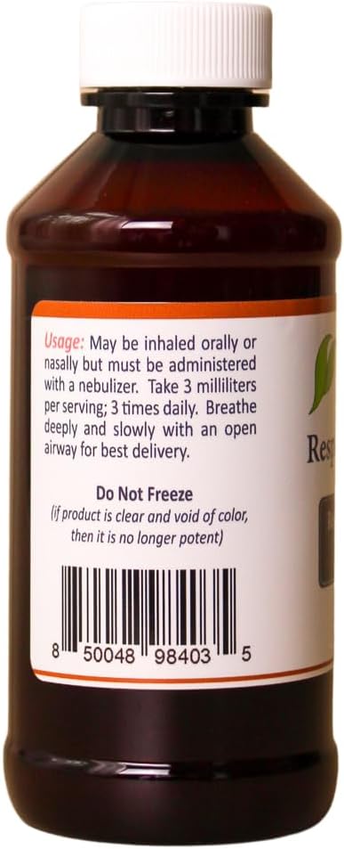 Nature's Rite Respiratory Relief with Colloidal Silver and Peppermint Oil - Support for Breathing Comfort - 4oz (New) - 1 Count