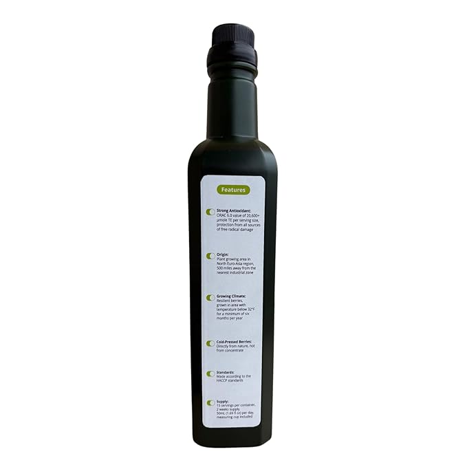 Aronia Treasure x 4 (2 months supply) - 100% Aronia Premium Berry Juice - Just one shot per a day.