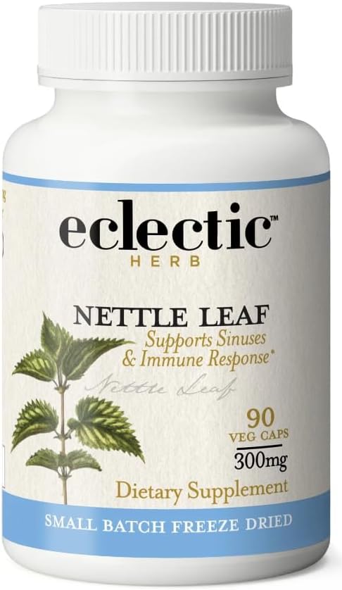 Eclectic Nettles Leaf Freeze Dried Vegetables, Blue, 90 Count