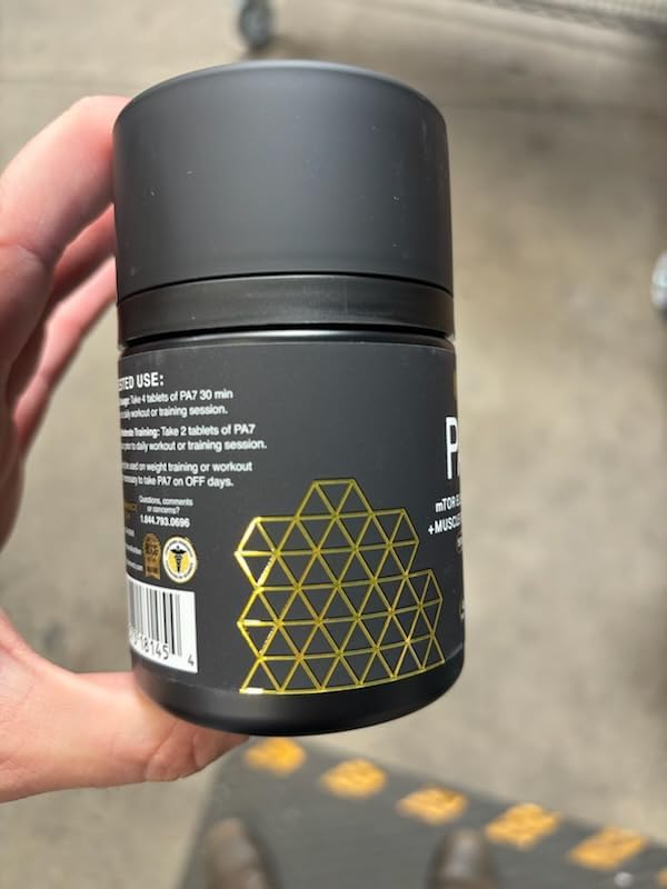 HPN PA(7) Phosphatidic Acid Muscle Builder Top Natural Muscle Builder - Boost mTOR | Build Mass and Strength from Your Workout | 10 Day Supply