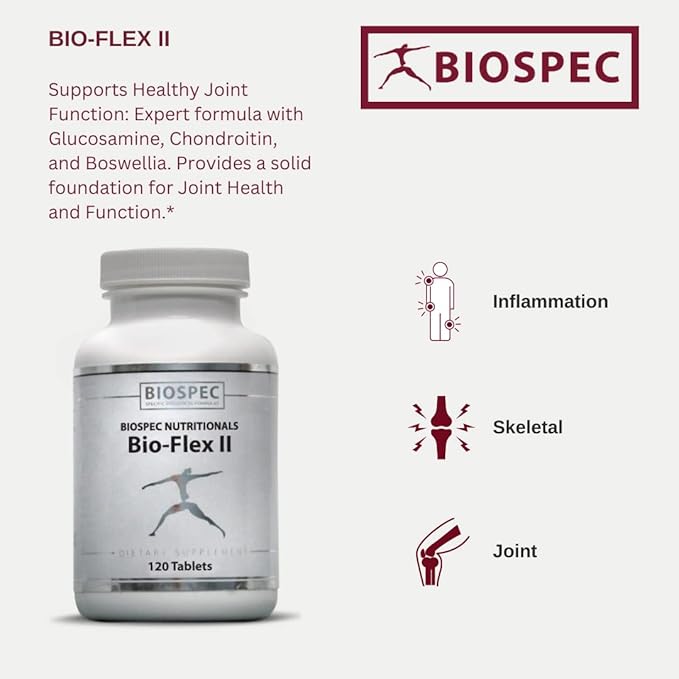 Bio-Flex II- Advanced Joint Support Supplement with Chondroitin and Glucosamine (120 Count (Pack of 1))