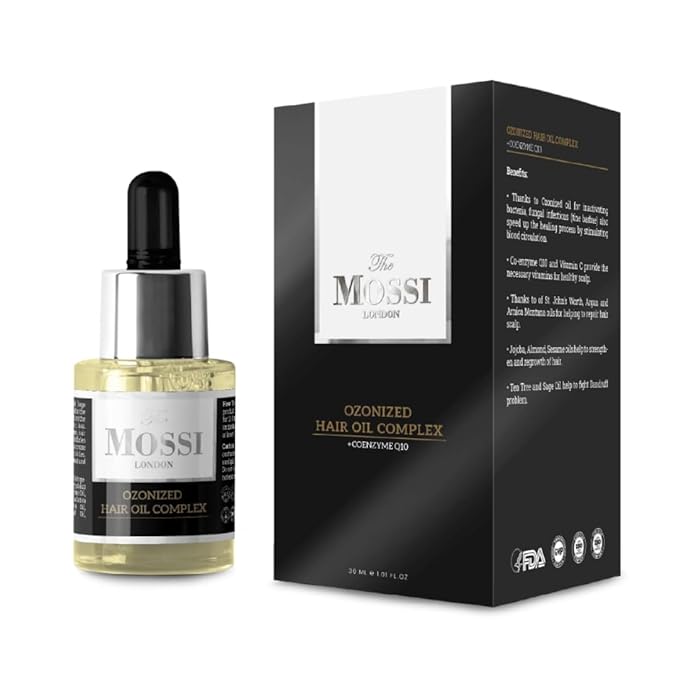 Ozonized Scalp Oil Hair growth Complex, Hair Oil for Dry Scalp, Hair Growth Oil For Man, Woman, Scalp Treatment For Hair Growth, All Hair Types (1.01 fl Oz. - 30 ml)