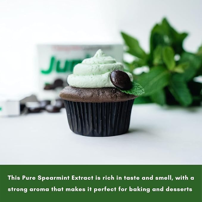 Native Vanilla - Pure Spearmint Extract - 4 Fl Oz - Pure Flavors and Extracts - Perfect for Cooking, Baking, and Dessert Crafting