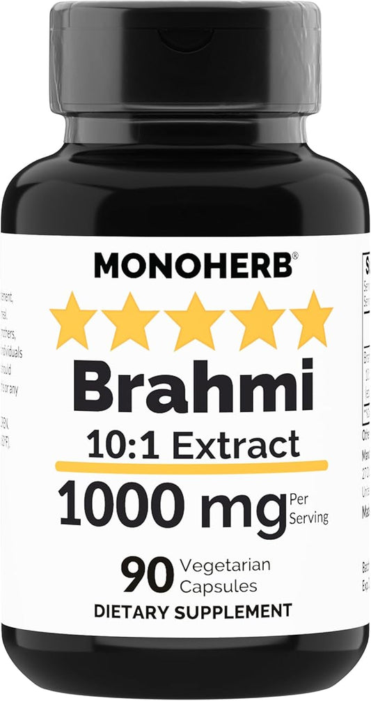 Brahmi Extract 1000 mg - 90 Vegetarian Capsules