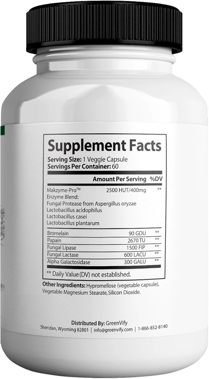 DigestSync Max Extra Strength Digestive Support, 60 Capsules, Gluten Free, Vegan, Natural Ingredients (10)