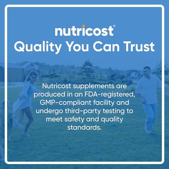 Nutricost Glutathione Capsules 500mg, 240 Capsules - Gluten Free, Non-GMO