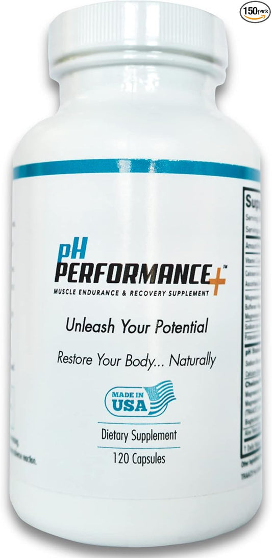 pHAlo pH Performance Plus - Pre Workout Endurance with Post Workout Recovery, Decrease Muscle Fatigue and Caffeine Free Sodium Bicarbonate and Potassium Bicarbonate Buffers to Increase Endurance