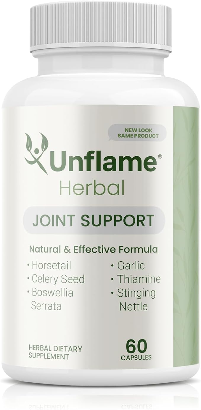 Herbal Supplement – Botanical Support for Joints, Back, and Muscles – 60 Capsules – Natural Herbal Blend – Dietary Supplement