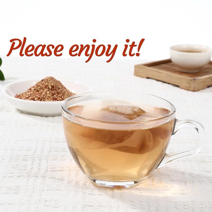 Premium 60 Hawthorn Berry Tea Bags, Made with 100% Natural Hawthorn Berries, Aid Digestion & Provide Antioxidants, No Additives & Caffeine Free.
