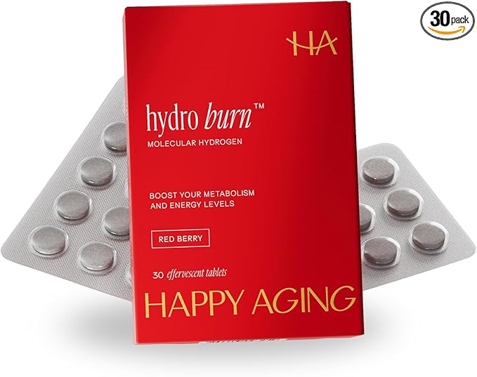H2 Molecular Hydrogen Water Tablets with Magnesium, Energy Boost, Gluten Free, Keto Antioxidant Drink, Fast Dissolving Supplements, Helps Fight Inflammation & Stress 30 Tablets