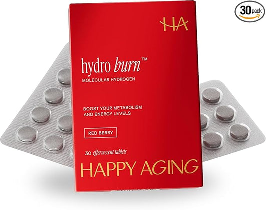 H2 Molecular Hydrogen Water Tablets with Magnesium, Energy Boost, Gluten Free, Keto Antioxidant Drink, Fast Dissolving Supplements, Helps Fight Inflammation & Stress 30 Tablets