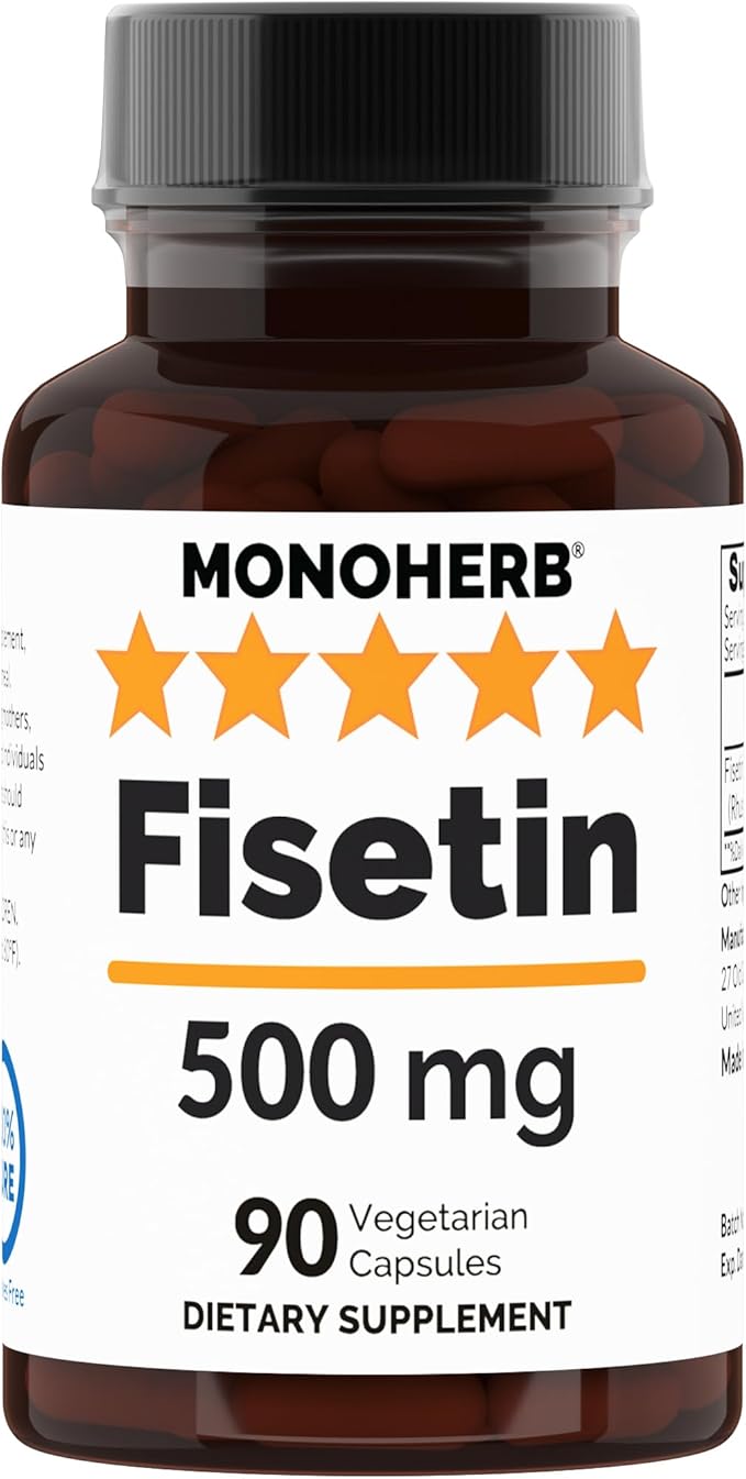 Fisetin 500 mg - 90 Vegetarian Capsules