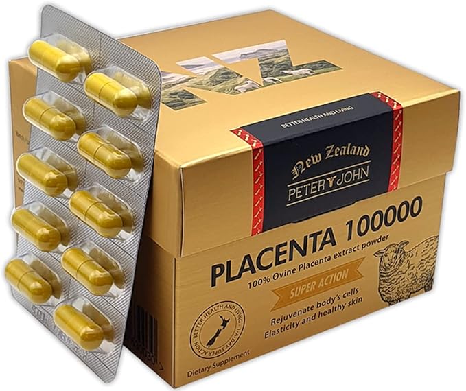 Peter and John 100 Percent Ovine Placenta 100000 100 Capsules (3)