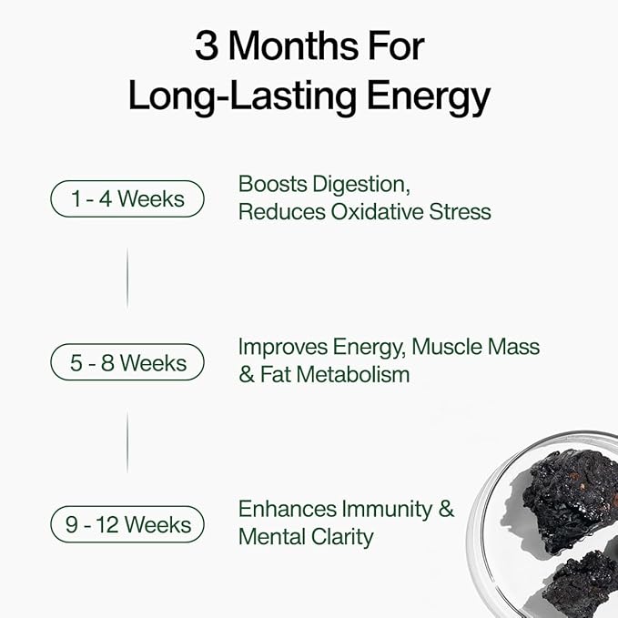 Pure Himalayan Shilajit Gummies I Upto 70% Fulvic Acid | 80+ Essential Minerals| Immune Support & Vitality for Men, Women I 500 mg per Day | Non-GMO I 100% Natural & Organic