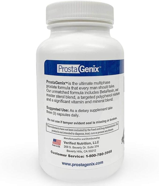 Multiphase Prostate Supplement Capsule -3 Bottles- Featured on Larry King Investigative TV Show - Over 1 Million Sold - End Nighttime Bathroom Trips, Urgency, Frequent Urination.