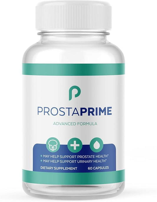 Official Prostate Health Capsules for Men – ProstaPrime Natural Bladder Support & Urinary Flow with Saw Palmetto, Nettle Root & Pygeum,1 Pack